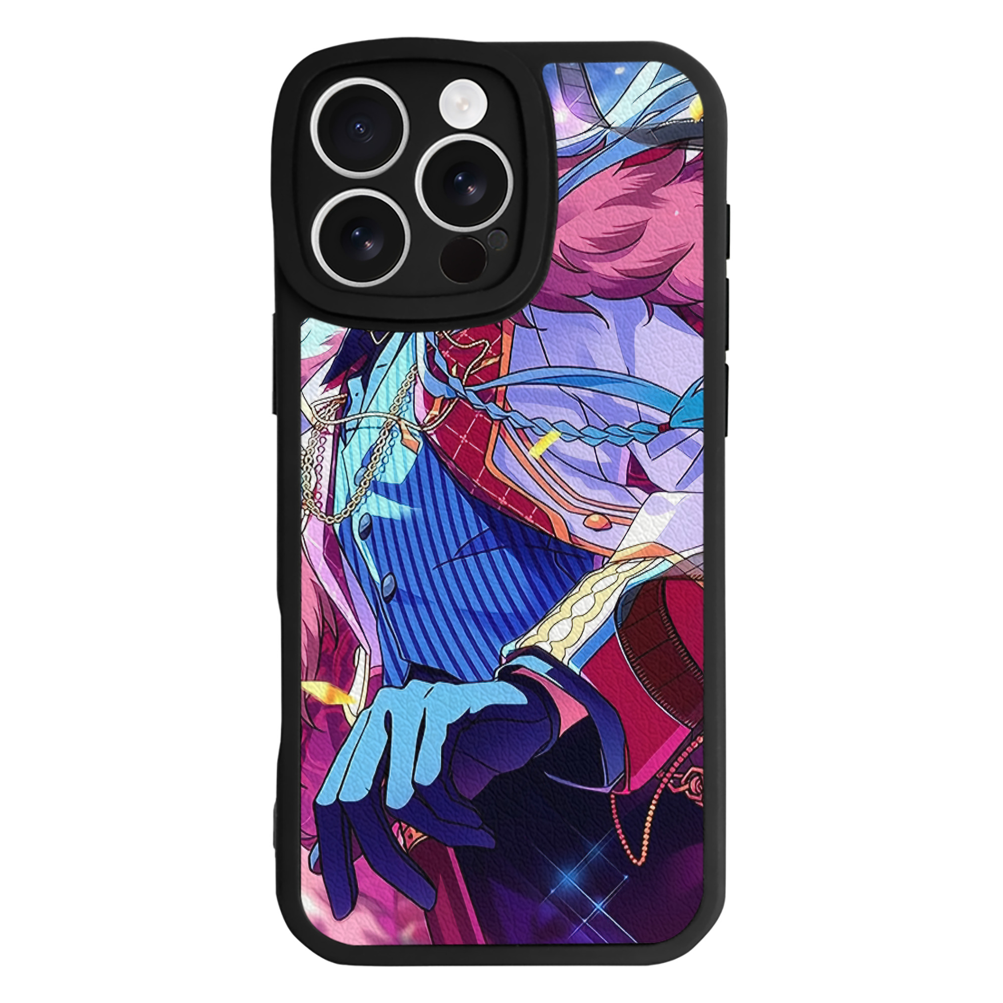 （画像用） あんさんぶるスターズ! Ensemble Stars 【iPhone 16シリーズ対応】シリコンスマホケース（レザー調） 材質：シリコン
